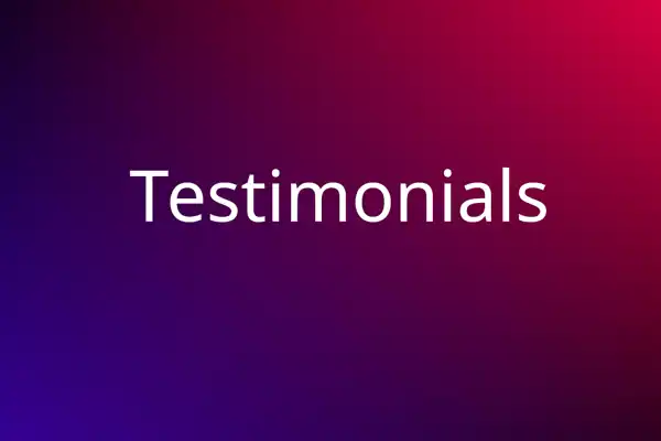 Testimonials Red Blue